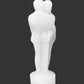White Couple candle