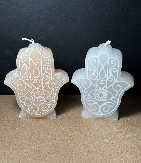 Hamsa Candle