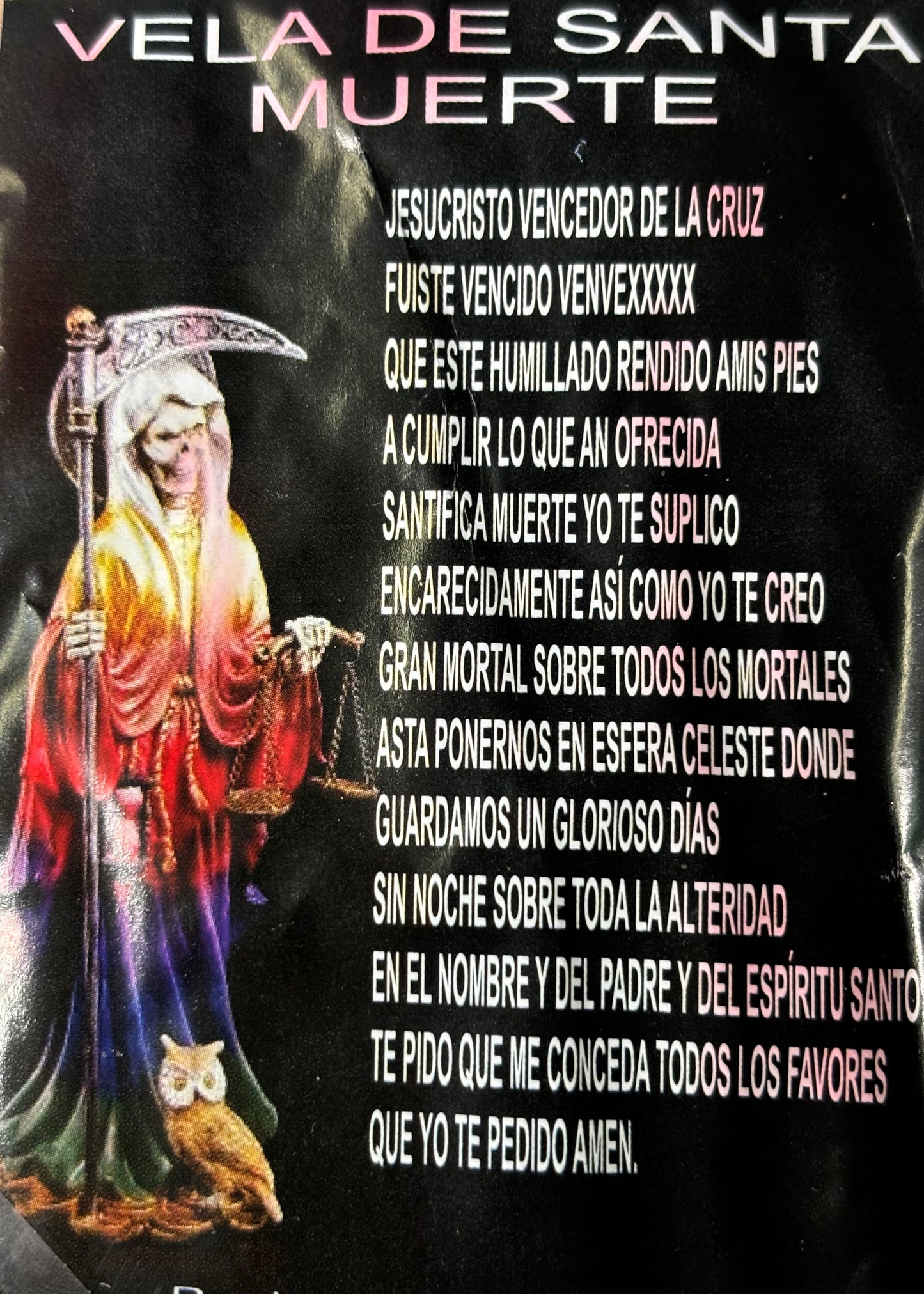 Vela de la Santa Muerte