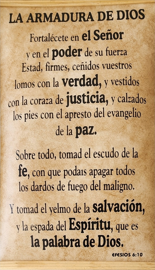 Pergamino Armadura de DIos