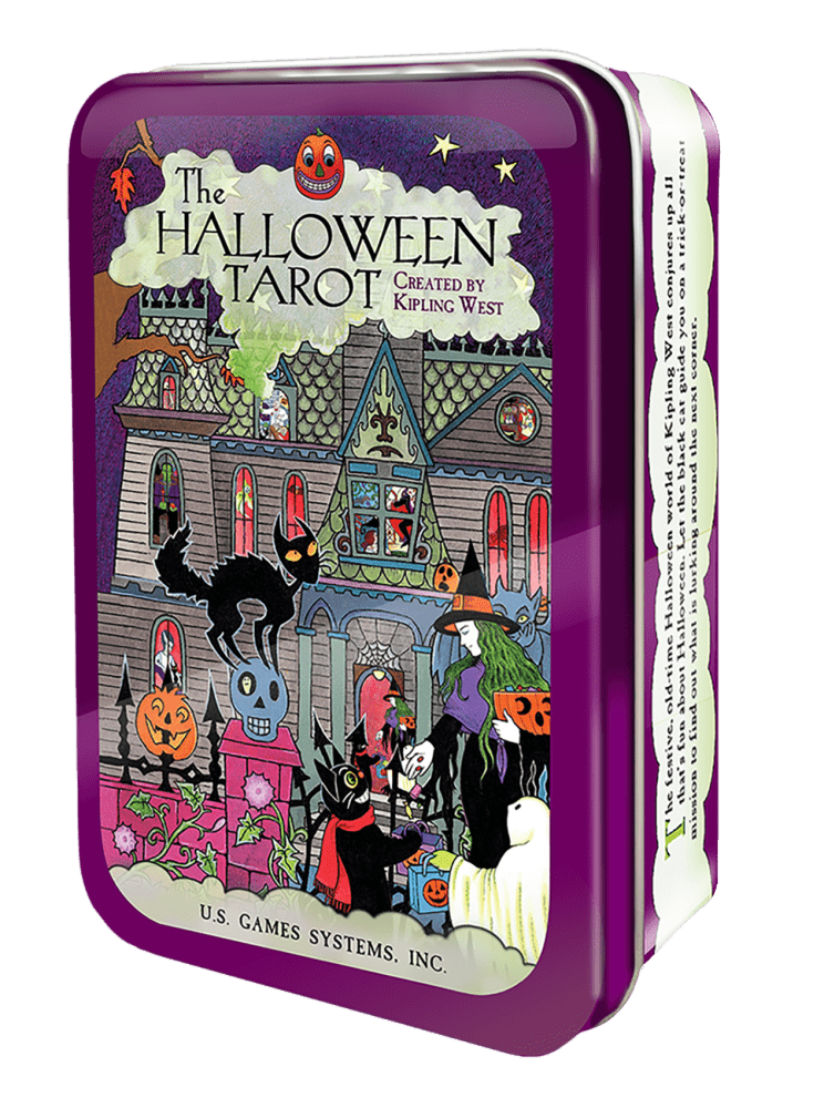 Halloween Tarot in a Tin