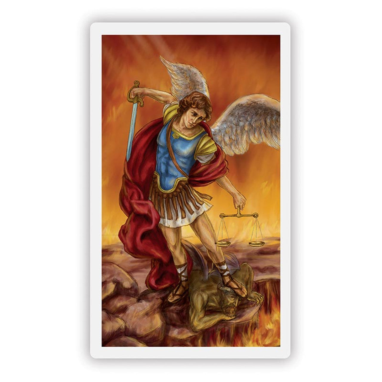 St. Michael Prayer Card