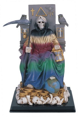 Santa Muerte en Trono